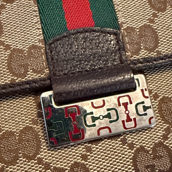 Gucci Ophidia Monogram Wallet with Green and Red Accent - Picture 2 of 11